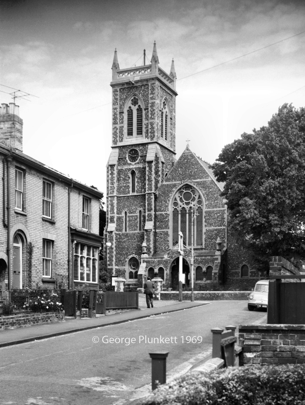 St Philip's Heigham from Stafford St [4689] 1962-07-01x